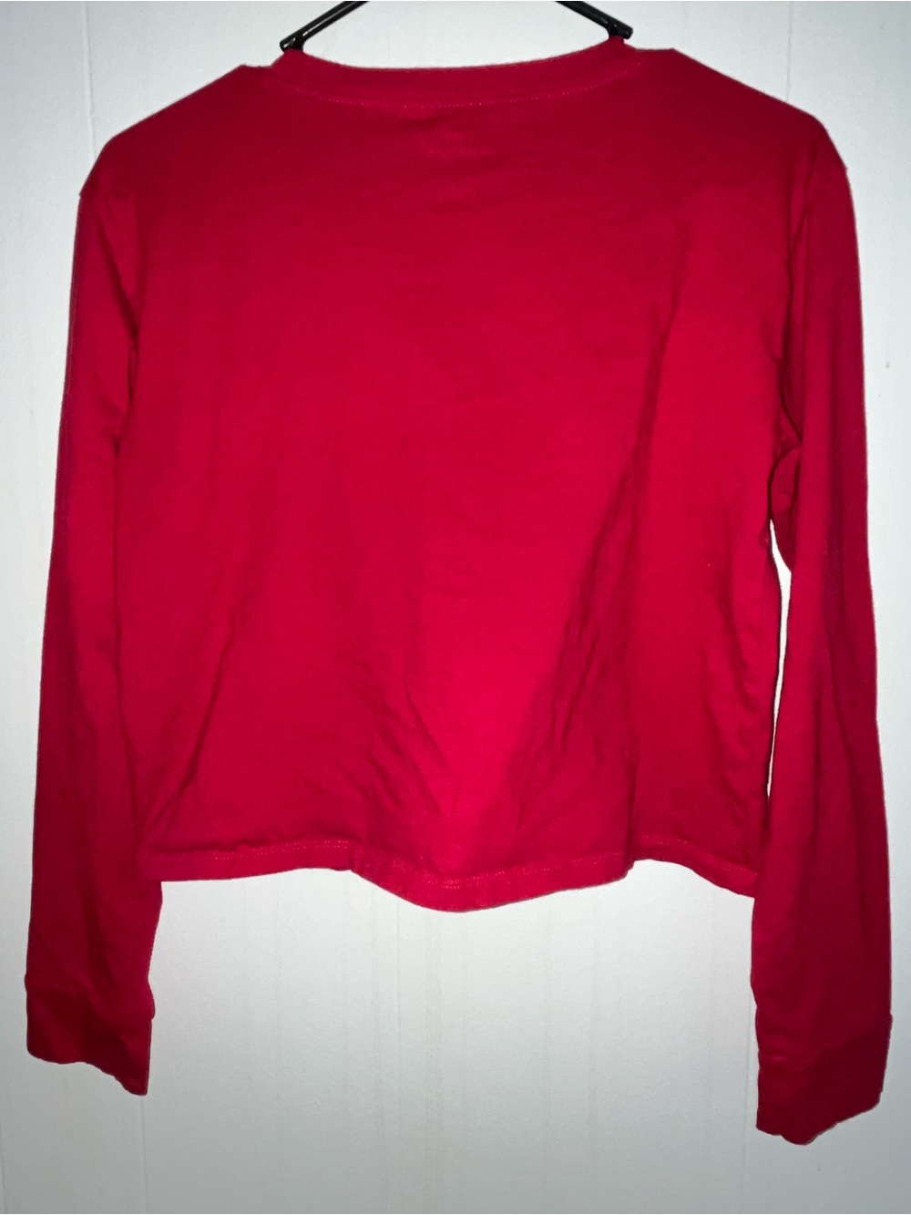 Hollister Bright Red Cotton Logo Tee - Picture 4 of 4